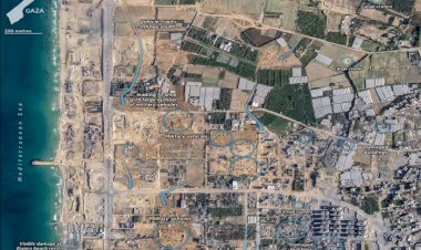 صور الأقمار الصناعية تظهر التوغل الإسرائيلي البري لقطاع غزة