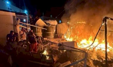 حُرقوا أحياء.. النيران تلتهم نازحي غزة تحت قصف إسرائيلي