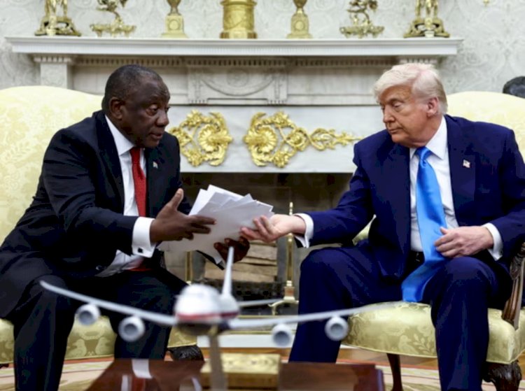 رامافوزا يواجه الكمين الأبيض.. رئيس جنوب إفريقيا ينجو من فخ ترامب 