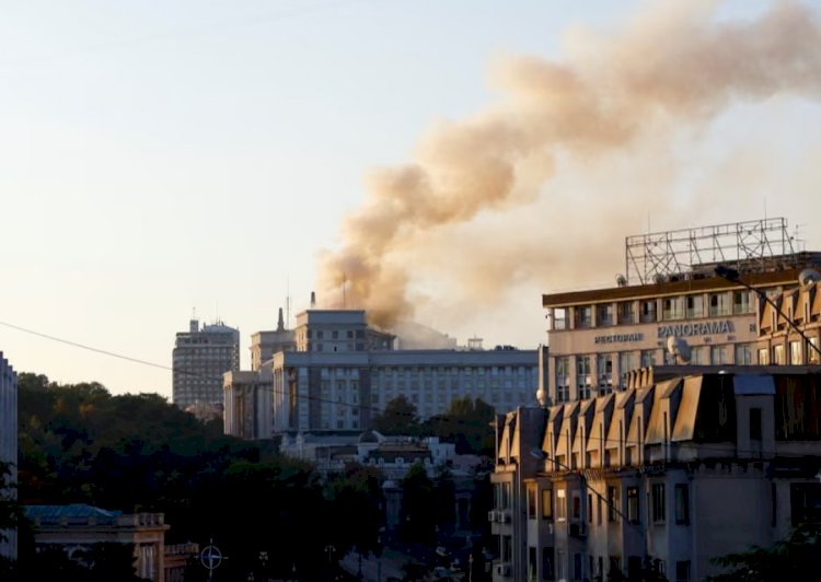 أكبر هجوم روسي منذ اندلاع الحرب.. قصف مبنى الحكومة الأوكرانية في كييف