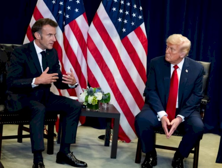 ماكرون: ضم الضفة خط أحمر لواشنطن ونهاية للتطبيع العربي الإسرائيلي